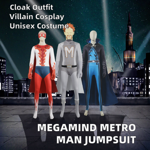 Costume de cosplay Echo Jumpsuit Cloak pour Halloween, mascarade, carnaval, fête, spectacle sur scène, unisexe, adultes, polyester - Product Image 2
