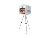 Rétro Design 21.5 ''Écran Tactile Photo Booth Boîte Trépied Montage Dslr Photobooth Machine Imprimante Caméra Système Autres Articles De Fête