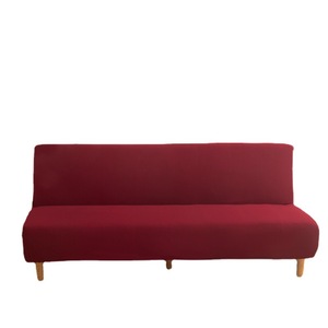 Cross-border High-elasticity Polyester Armless <strong>Sofa</strong> &amp; Bed Cover Fully <strong>Wrapping</strong> Dust-proof Foldable Home Use Plain Solid-color - Product Image 5