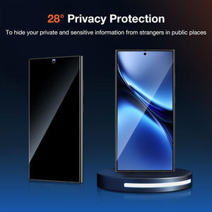 Película de vidrio templado de alta alúmina galvanizada para <span class=keywords><strong>Samsung</strong></span> S25 Ultra 9H Dureza Desbloqueo de huellas dactilares Protector DE PANTALLA DE PRIVACIDAD - Product Image 3