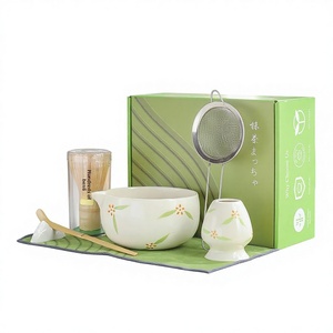 Set di Ciotole in Ceramica Dipinte a Mano con Motivo <span class=keywords><strong>Ciliegio</strong></span> Giapponese per Preparare Latte e Colazione, e Set Mixer da Sette Pezzi - Product Image 1