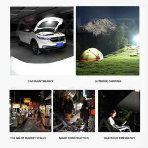 Многофункциональный ручной фонарь-прожектор LED с регулируемым фокусом, перезаряжаемый через USB, для кемпинга, 1000+ люмен - Product Image 5