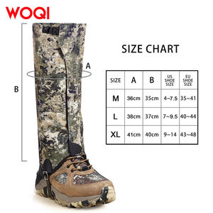 Protège-jambes WOQI pour la randonnée et l'alpinisme, imperméables, doublés en polaire, protection des mollets, pour adultes, sports de plein air - Product Image 2