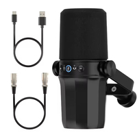 Professionelles Podcast Broadcast Live Stream Equipment Mikrofon Kit mit Voice Changer Soundkarte