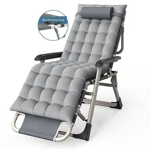 Folding Bed Foldable Outdoor Lounge Reclining Garden Beach Chairs Sun Lounger