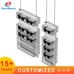 Expositor de Suelo Giratorio Óptico Personalizado de 3 Lados con Recubrimiento en Polvo para Gafas Ray-Ban y <span class=keywords><strong>Monturas</strong></span> de Gafas - Product Image 2