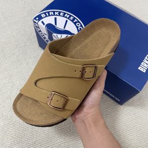 Zapatillas de corcho Birkenstocks directas de fábrica <span class=keywords><strong>para</strong></span> hombres/mujeres, soporte de arco de reproducción alemana, sandalias de verano resistentes, servicio OEM - Product Image 3