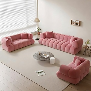 PZCN HOME <span class=keywords><strong>Divani</strong></span> per Soggiorno in Velluto, <span class=keywords><strong>Divani</strong></span> Moderni <span class=keywords><strong>di</strong></span> Lusso Italiani Modulari a Forma <span class=keywords><strong>di</strong></span> L - Product Image 6