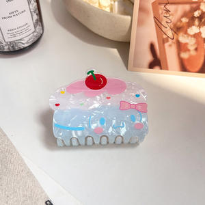 Pinzas para el Cabello con Diseño de Animales de Dibujos Animados al Estilo Europeo y Americano, Material Acrílico, Decorativas para Niñas, Uso Diario y para Fiestas, Venta al Por Mayor - Product Image 5