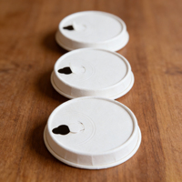 Gobelets à café en papier avec couvercle double couche en PE blanc, écologiques, jetables, de qualité alimentaire, anti-fuite, 80/90 mm, pour bubble tea, latte, lait, jus