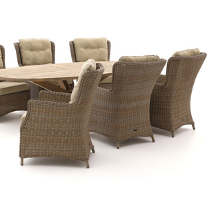 Modern Outdoor <strong>Rattan</strong> <strong>Furniture</strong> 7 Pieces <strong>Dining</strong> Set Patio <strong>Garden</strong> <strong>Furniture</strong> Sets Sale - Product Image 1