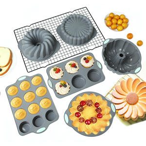 แม่พิม<span class=keywords><strong>พ</strong></span>์เค้กซิลิโคน6ชิ้นถาดมัฟฟินขนาดเล็กถาดอบไข่มัฟฟินเกรดอาหารอุปกรณ์อบเค้กปลอดภัยสำหรับไมโครเวฟและเตาอบ - Product Image 3