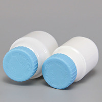 Bouteille d'emballage en plastique pour pilules de vitamines et compléments alimentaires avec logo personnalisé 200 ml 250 ml 300 ml