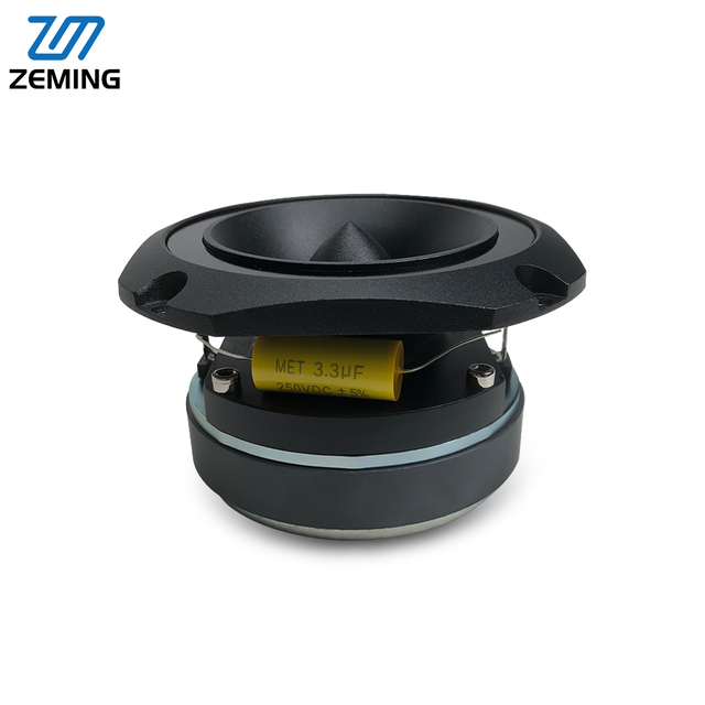 Pro 4 Inch Black Bullet Car Speaker Tweeter 4 or 8 Ohm Impedance 100W Peak High Frequency Compression Driver Audio Unit