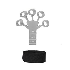 5 Doigts Silicone Poignet Pouce Poignées Ensemble Avant-Bras Entraîneur pour Bras Musculation Doigt Exerciseur et Renforceur <span class=keywords><strong>de</strong></span> Poignée - Product Image 3