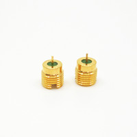 Conector Coaxial RF SMPM Macho de Rosca Completa Sellado Herméticamente, Mini SMP SSMP de 50 Ohmios, DC ~ 50 GHz