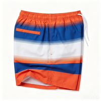 OEM ODM Custom heren zwembroeken kleurblok sublimatieprint snel drogende strandshorts groothandel fabriek