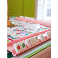 Set Permainan Mahjong Amerika Bertema Natal dengan Ubin Cetak Santa, Rusa, dan Manusia Salju yang Dapat Disesuaikan