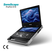 Ветеринарный портативный эхокардиограф SonoScape ProPet X10 с одним датчиком (линейный, конвексный) для лошадей