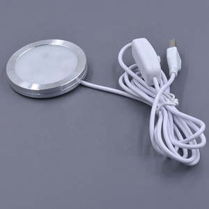 Luce <span class=keywords><strong>LED</strong></span> Circolare <span class=keywords><strong>USB</strong></span> per Stampante 3D, Lampada per Kit Illuminazione Laboratorio 001, Luce <span class=keywords><strong>LED</strong></span> <span class=keywords><strong>RGB</strong></span> Ultra Sottile <span class=keywords><strong>USB</strong></span> Montata in Superficie - Product Image 3
