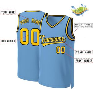 Maillot de basket-ball personnalisé, nom et numéro brodés, col en v, évacuation de l'humidité, pour hommes et jeunes, chemise de sport athlétique - Product Image 2