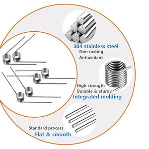 High Quality Stainless Steel Coil <strong>Springs</strong> Custom Torsion Type with Double Straight Ends for Mechanical Equipment - Product Image 6