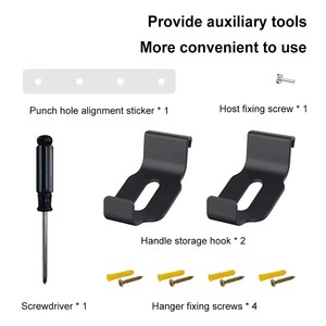 Support mural de protection en plastique GP-526 pour manette Slim – Support de rangement mural pour manette - Product Image 4