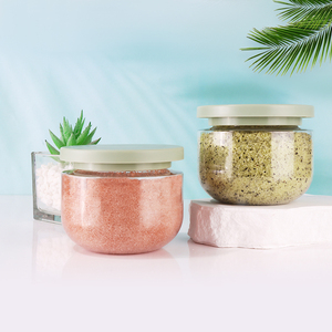 Couvercle vert vide 8oz 250ml pots <span class=keywords><strong>en</strong></span> plastique transparent pour crème <span class=keywords><strong>de</strong></span> soin <span class=keywords><strong>de</strong></span> la peau gommage pour le corps shampooing revitalisant - Product Image 4