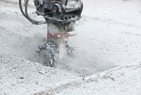 Pièces de machines de construction pour l'exploitation minière et la rupture du coupeur de tambour d'excavatrice Wolver BT20C avec CE