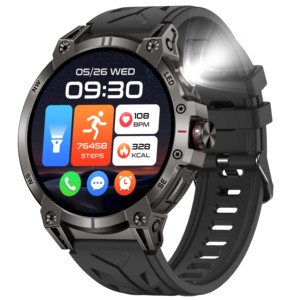 VALDUS 지원 기능 AI 음성 지원 760mAh 배터리 스마트 워치 여러 스포츠 모드 타이머 VS19 스마트 시계 - Product Image 4