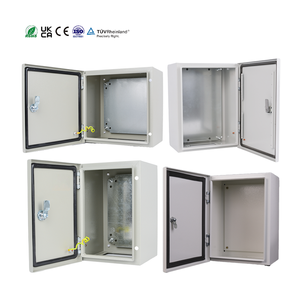 ตู้ควบคุมไฟฟ้าสแตนเลสเหล็กสีเงินยี่ห้อ Saipwell พร้อมสวิตช์และแหล่งจ่ายไฟ - Product Image 3