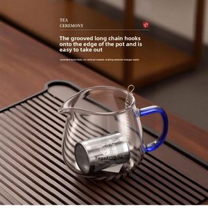 ที่กรองชาสแตนเลส 304 คุณภาพสูง พร้อมฝาปิด ตะแกรงกรองละเอียดพิเศษ สำหรับชาใบหลวม - Product Image 6