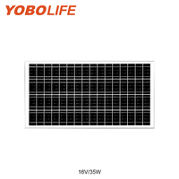 Yobolife Kit Panel surya 12V, generator tenaga surya mini dengan lampu, sistem DC tenaga surya multifungsi untuk rumah