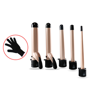 <span class=keywords><strong>Fer</strong></span> <span class=keywords><strong>à</strong></span> friser Interchangeable et <span class=keywords><strong>à</strong></span> Clip en céramique, pour <span class=keywords><strong>boucler</strong></span> les cheveux, professionnel, couleur or, avec prise US/EU/UK - Product Image 5