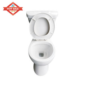 Usine en gros moderne S-trap Siphon <span class=keywords><strong>chasse</strong></span> <span class=keywords><strong>d</strong></span>'<span class=keywords><strong>eau</strong></span> deux pièces salle de bain salle de bain <span class=keywords><strong>WC</strong></span> au sol toilette avec couvercle de siège à fermeture en douceur - Product Image 3