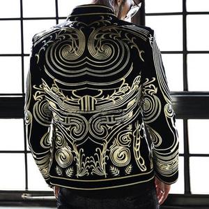 <span class=keywords><strong>2021</strong></span> chaquetas de otoño e invierno para hombres de moda europea y americana, abrigo ajustado estampado para hombres más vendido para hombres - Product Image 4