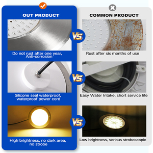 <span class=keywords><strong>Led</strong></span> đèn dưới nước Slim 7.5 mét nhựa 100% đầy IP68 ac12v 316 thép không gỉ RGB SMD dưới nước hồ bơi chiếu sáng - Product Image 6