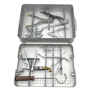 Conjunto de instrumentos para sistema de cabos ortopédicos, instrumento cirúrgico de aço inoxidável, apertador de fio, pinça, instrumento