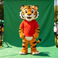 Costume de mascotte JYT personnalisé, chat orange corpulent, en peluche intégrale, pour défilés, événements, centres commerciaux et spectacles