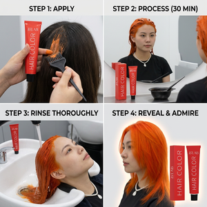 <span class=keywords><strong>Tinta</strong></span> per <span class=keywords><strong>Capelli</strong></span> Professionale a Marchio Privato, Crema Colorante Semi-Permanente con Estratti Erboristici, Grado Cosmetico, Colore Vibrante e Brillante - Product Image 4