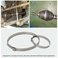 Kit de collier de serrage pour soufflet de joint homocinétique d'arbre de transmission de voiture