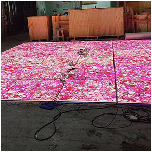 Azulejos <span class=keywords><strong>de</strong></span> Ágata <span class=keywords><strong>Rosa</strong></span> Iluminada Pulida para Pisos y Paredes, Ideales para Clubes VIP y Propiedades Privadas - Product Image 5