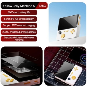 Consola de Videojuegos Retro E5, Batería Externa de 6000 mAh, Consola de Juegos Portátil de 5 Pulgadas con Pantalla IPS, 22 W, Consolas de Juegos Clásicas Arcade - Product Image 6