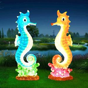 Figura <span class=keywords><strong>de</strong></span> Anime <span class=keywords><strong>de</strong></span> caballito <span class=keywords><strong>de</strong></span> <span class=keywords><strong>mar</strong></span>, estatua <span class=keywords><strong>de</strong></span> gran tamaño con iluminación <span class=keywords><strong>de</strong></span> animales marinos - Product Image 1