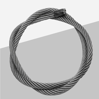 Noyau en acier de câble métallique d'ascenseur 6mm 8mm 10mm 12mm 13mm Machine de traction de corde de levage