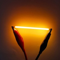 Ampoule LED à filament 68 mm 3 V, base en céramique, style Edison tungstène, source lumineuse LED vintage pour lustre et suspension de jardin