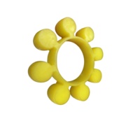 Nouveau couplage octogonal de bloc en caoutchouc tampon fleur de prunier pour les industries de la construction avec composant moteur central