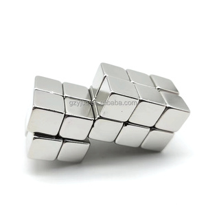Aimant permanent en néodyme N52, bloc cube de 5 mm, surface revêtue, usage industriel, terres rares - Product Image 6