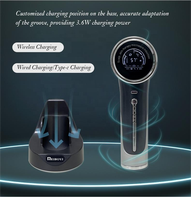 Meiboyi M920S OEM ODM masseur de cheveux électrique dispositif de cuir chevelu avec chauffage par Vibration EMS LED lumière rouge prix d'usine pour commande en gros