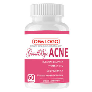 Etichetta privata estratto di erbe integratore per la cura della pelle Acne purificare Vegan Acne capsule - Product Image 3